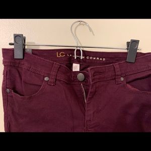 LC Purple Skinny Jeans